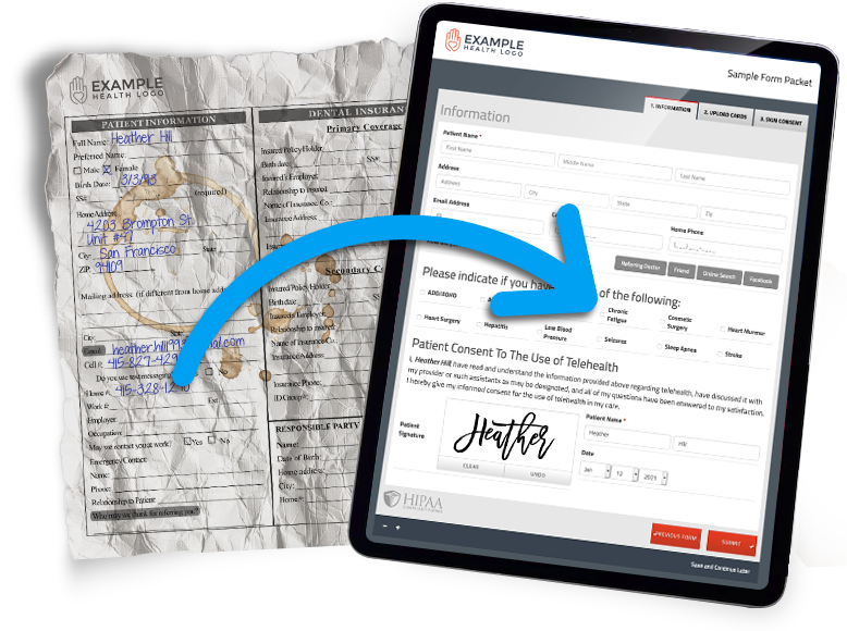 HIPAA Compliant Forms on iPad