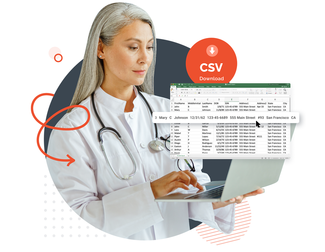 Export HIPAA Compliant Form Submissions to Excel