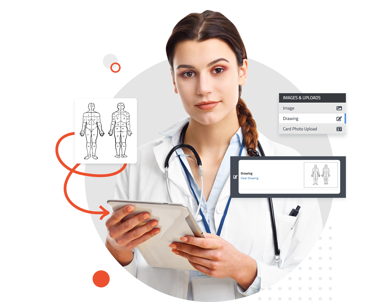 Drawing and Diagrams for HIPAA Compliant Forms