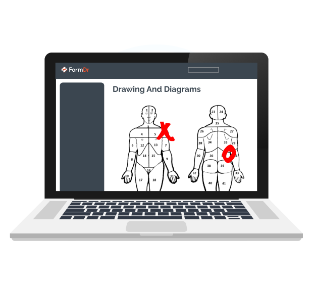 Drawing and Diagrams for HIPAA Compliant Forms