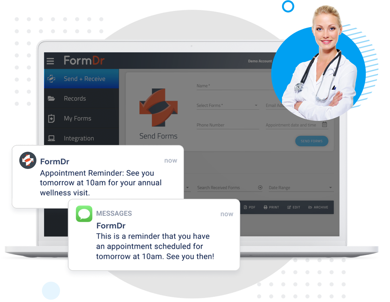 Prefilled HIPAA Compliant Forms