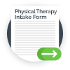 Physical Therapy Intake Form Template