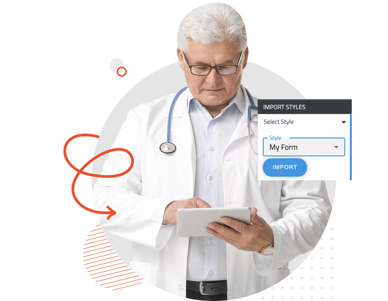 Custom thank you page shown to a patient after form submission