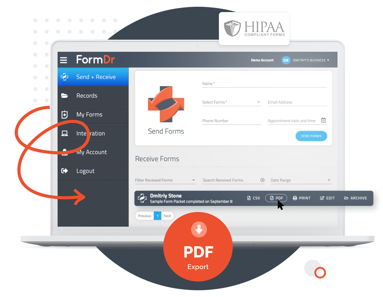 Adjusting PDF export size, page count, and hidden fields