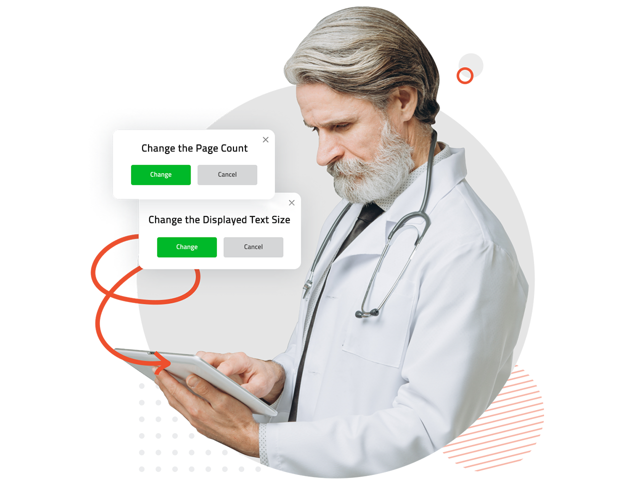 Signed patient forms in a single exported PDF packet