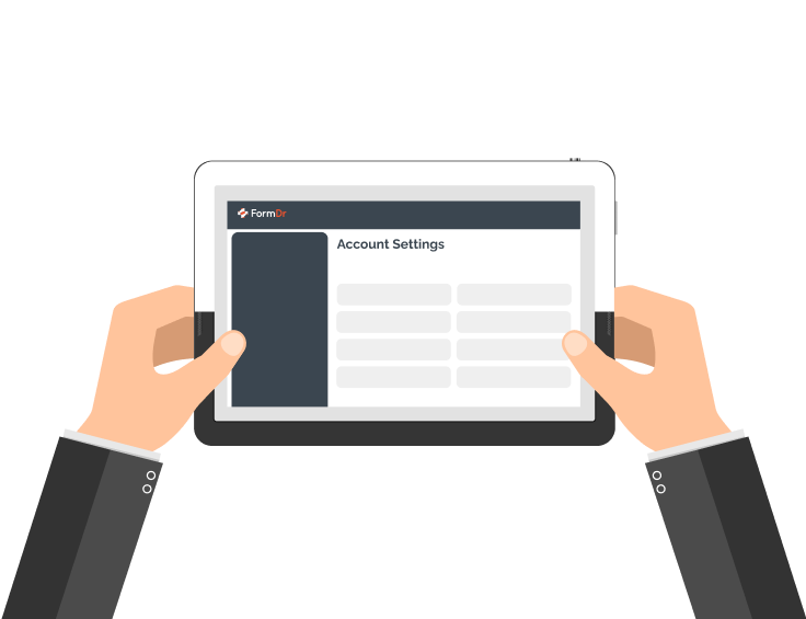 Account audit log recording every user activity on a FormDr account