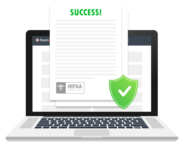 HIPAA compliant online patient intake forms