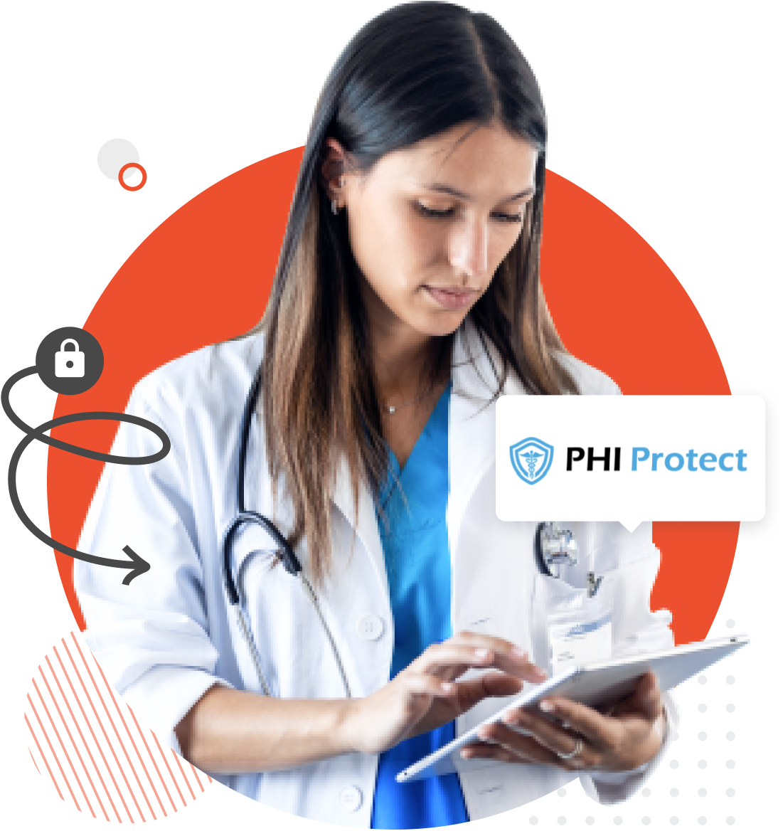 White labeled patient form on a custom domain with practice logo and styling