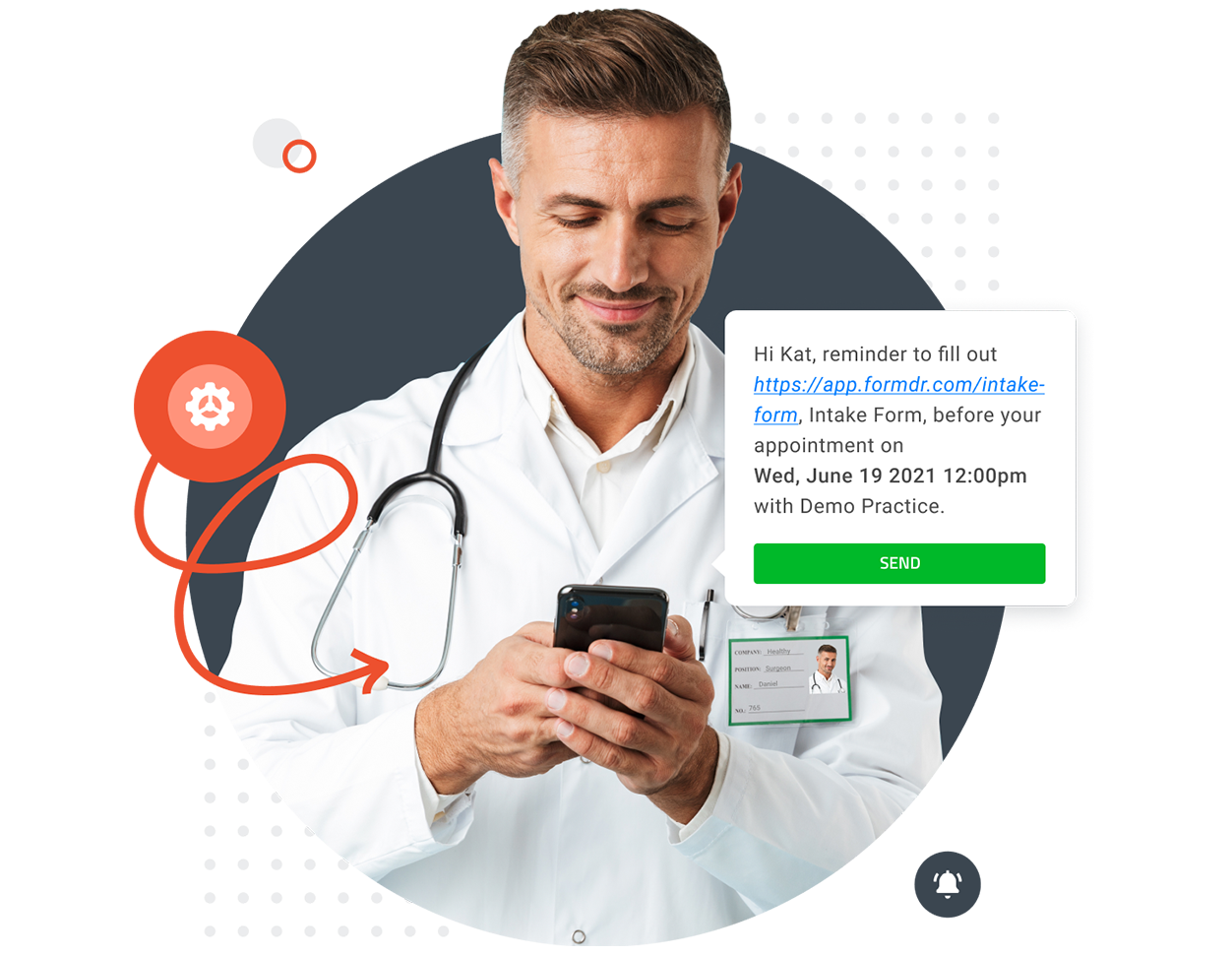 HIPAA compliant appointment reminders with encrypted PHI