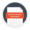 Prefilled patient consent form and financial agreement ready to send