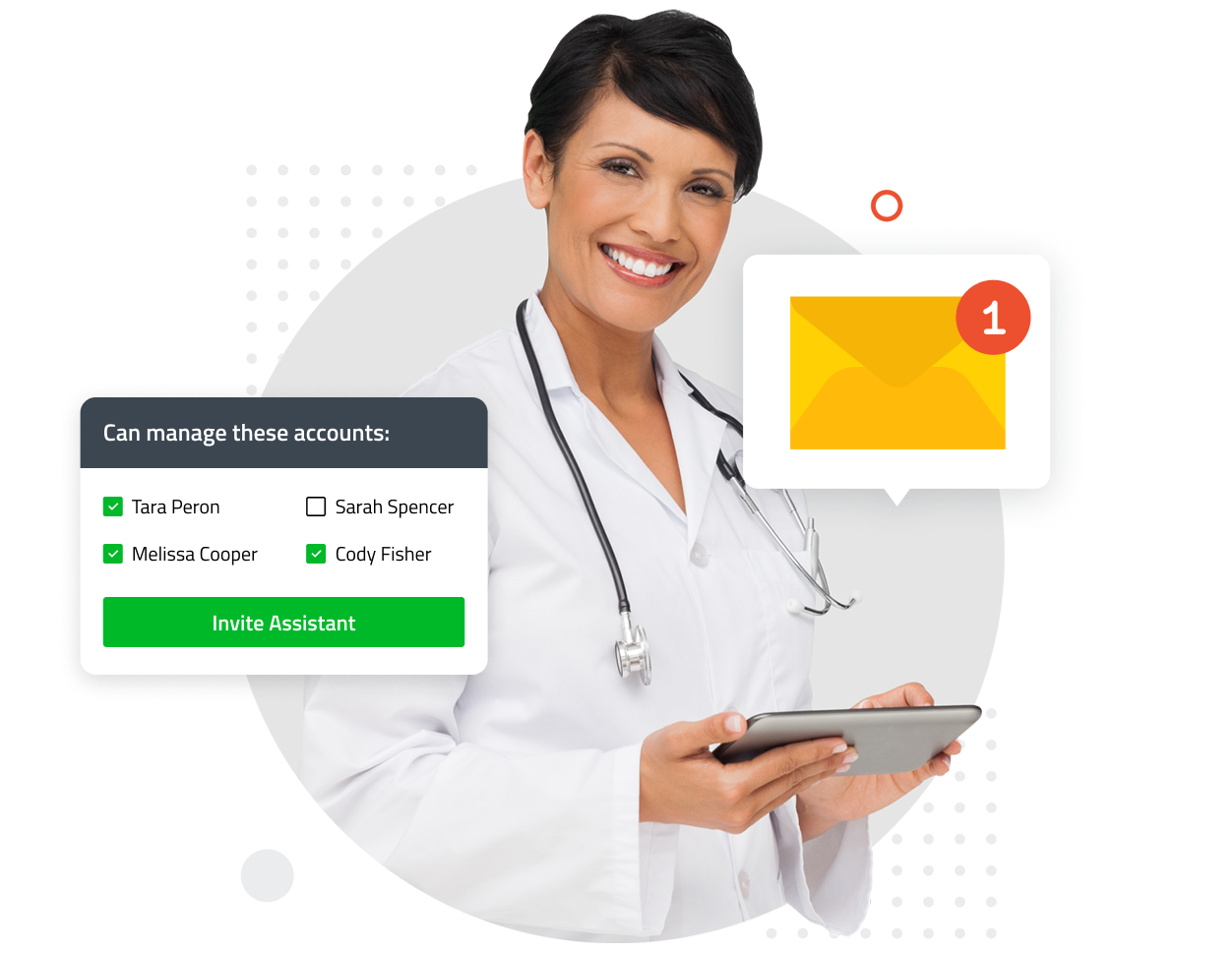 Configuring per-user permissions for forms and patient submissions