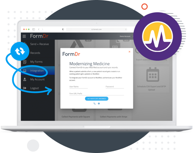ModMed integration adding new patients from FormDr submissions