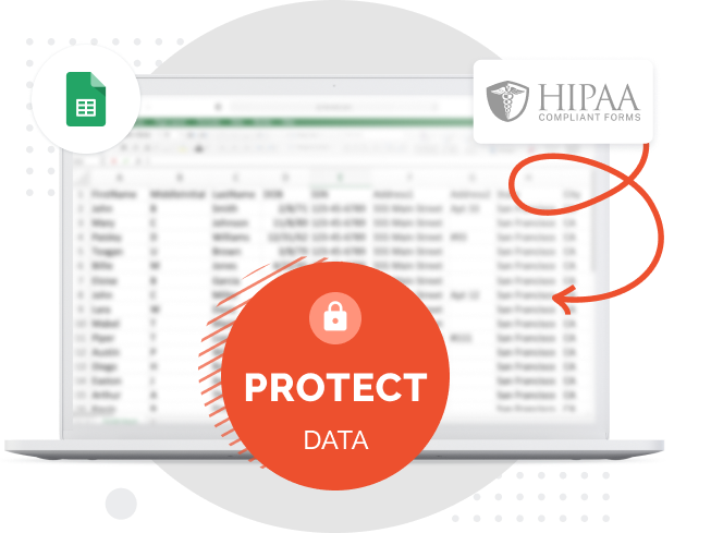 Setting Google Sheets permissions to restrict access to HIPAA protected patient data