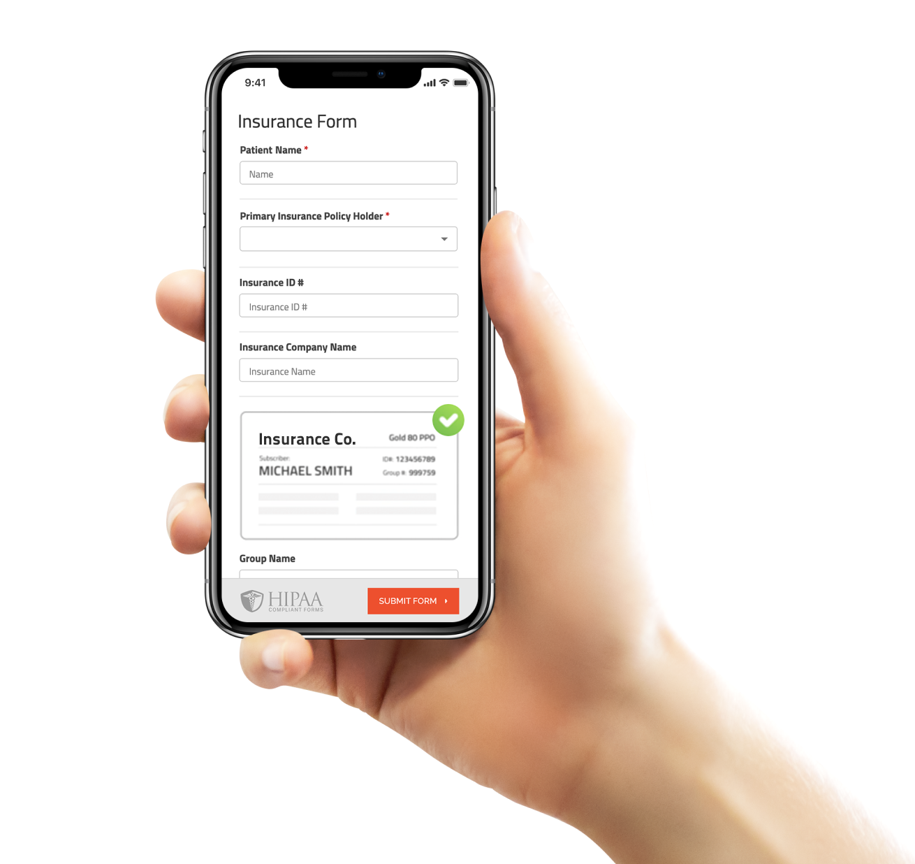 Insurance Form Template