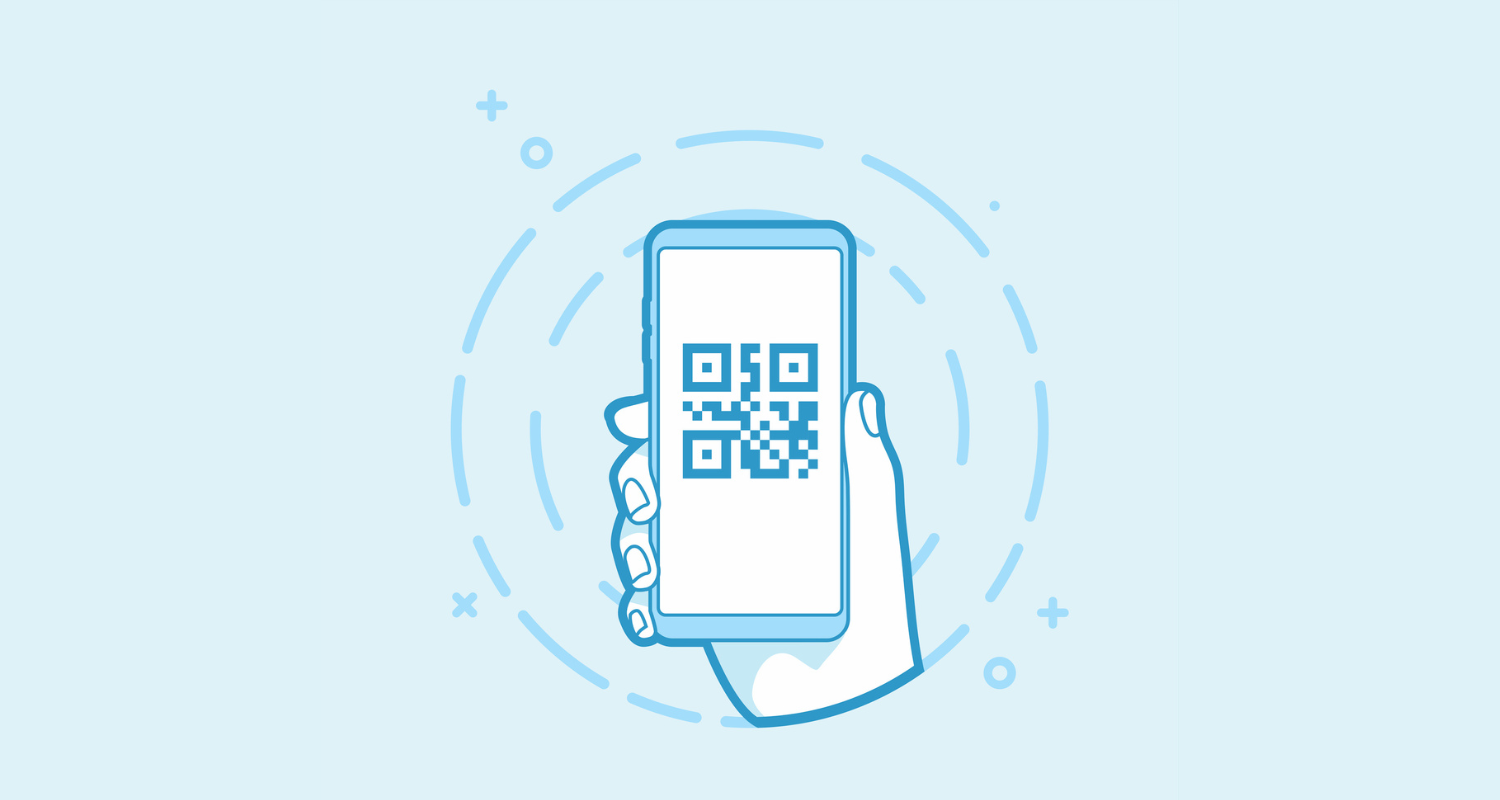 QR code linking patients to HIPAA compliant online forms