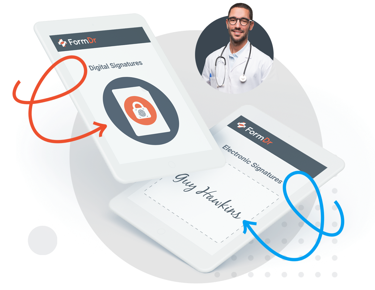 Signature audit information captured with an electronic signature