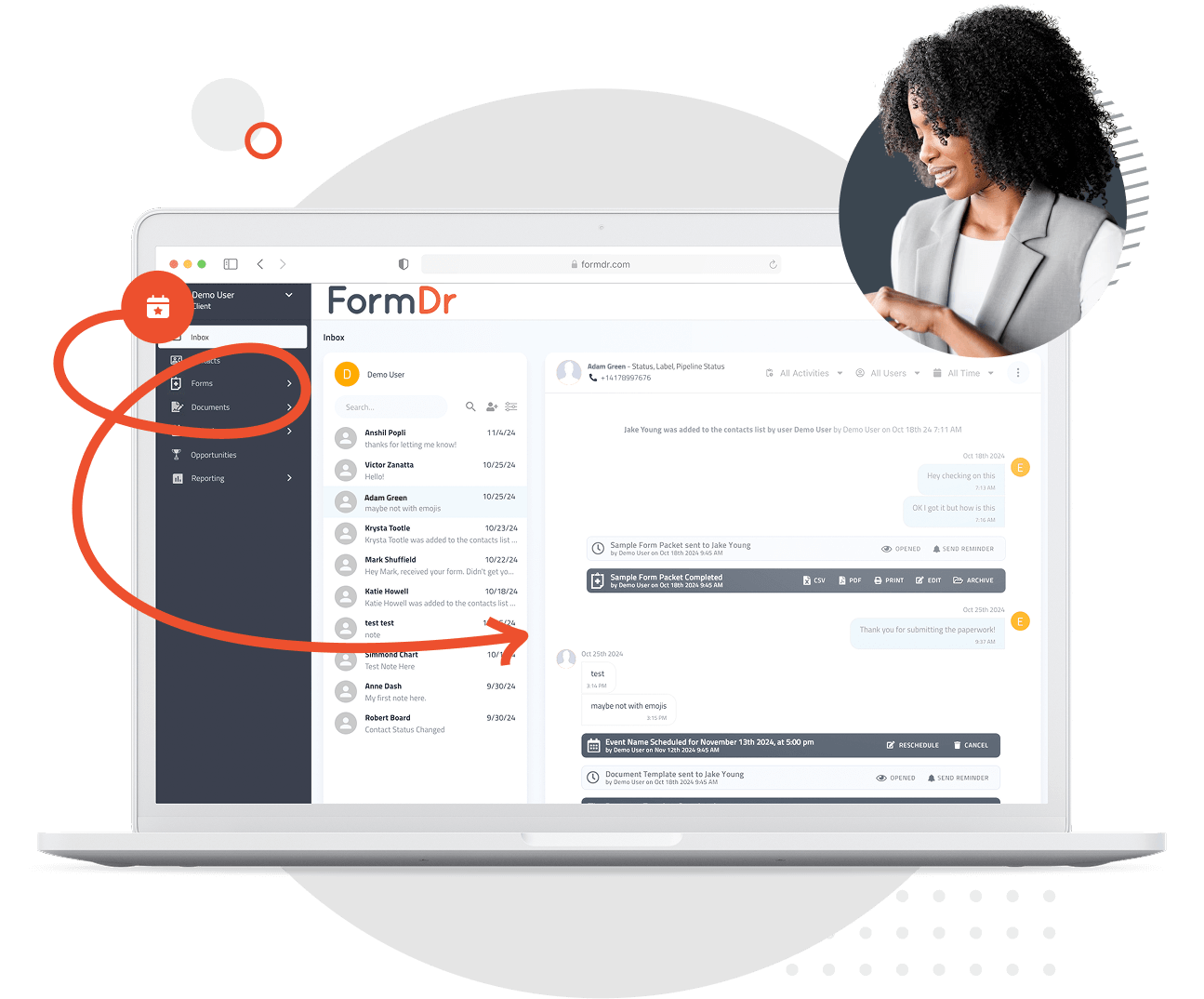 Message categorization and priority tagging in a patient inbox