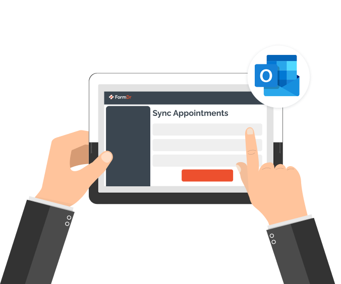 HIPAA compliant appointment sync between FormDr and Outlook Calendar